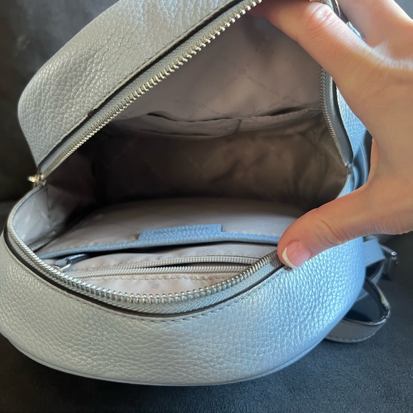 Michael Kors Light Blue Studded Backpack - Picture 2 of 3